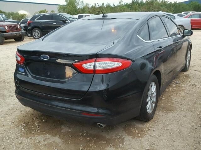 3FA6P0G76FR235476 - 2015 FORD FUSION BLACK photo 4