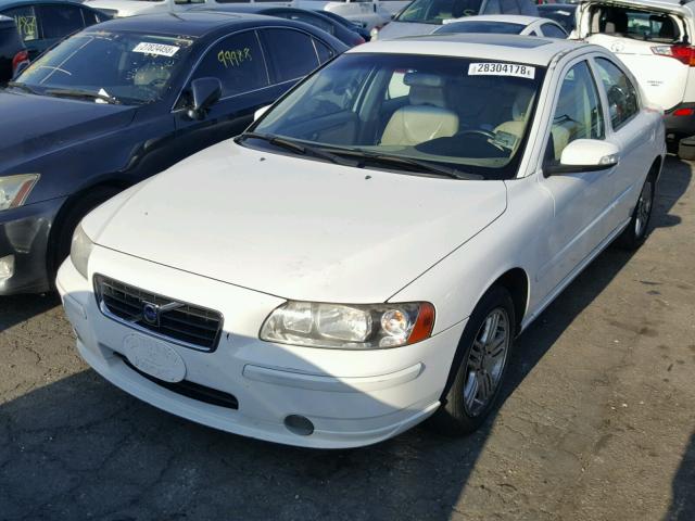 YV1RS592082700579 - 2008 VOLVO S60 2.5T WHITE photo 2