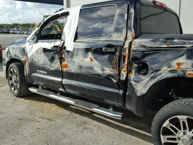 5TFEM5F19CX042878 - 2012 TOYOTA TUNDRA BLACK photo 10
