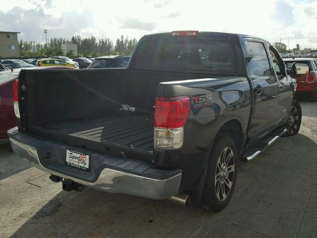 5TFEM5F19CX042878 - 2012 TOYOTA TUNDRA BLACK photo 4