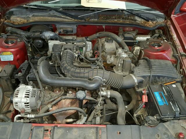 1G1LD5540TY158489 - 1996 CHEVROLET CORSICA RED photo 7