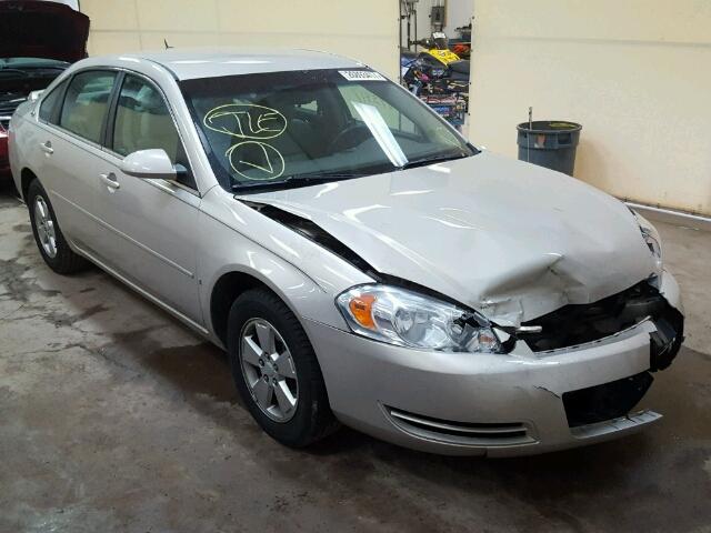 2G1WT58K689282286 - 2008 CHEVROLET IMPALA LT TAN photo 1