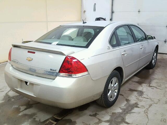 2G1WT58K689282286 - 2008 CHEVROLET IMPALA LT TAN photo 4