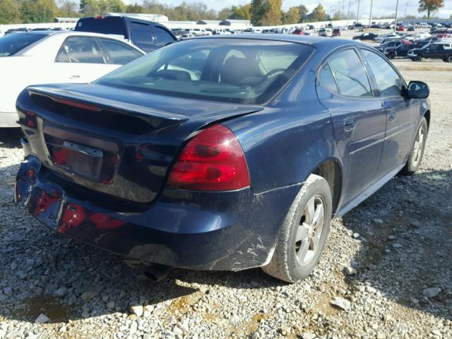 2G2WP552581104078 - 2008 PONTIAC GRAND PRIX BLUE photo 4