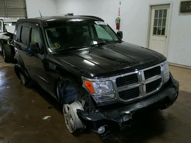 1D8GU28K39W550728 - 2009 DODGE NITRO SE BLACK photo 1