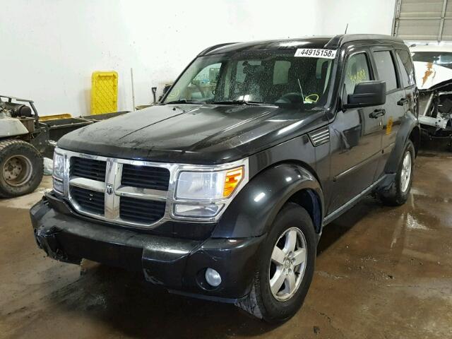 1D8GU28K39W550728 - 2009 DODGE NITRO SE BLACK photo 2