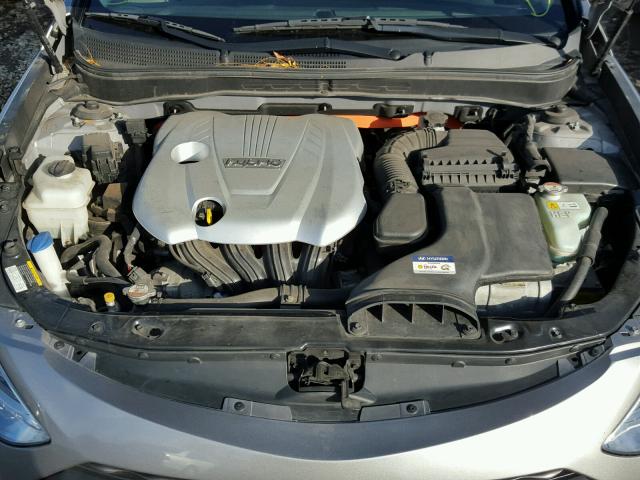 KMHEC4A40CA054771 - 2012 HYUNDAI SONATA HYB GRAY photo 7