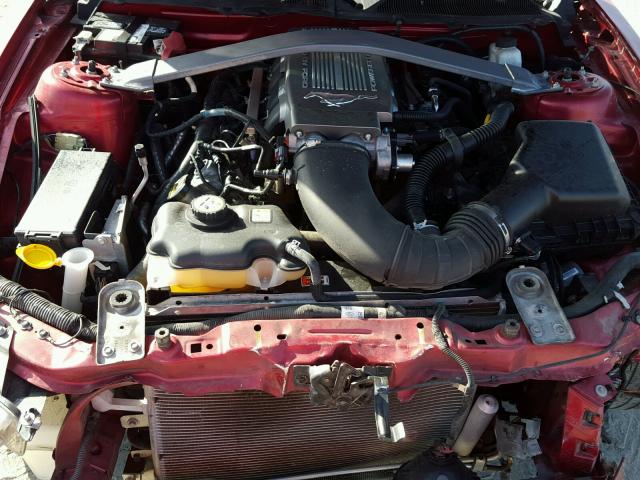 1ZVBP8FH0A5123301 - 2010 FORD MUSTANG RED photo 7