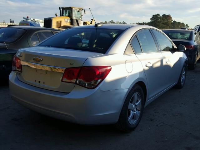 1G1PC5SB7F7278260 - 2015 CHEVROLET CRUZE LT SILVER photo 4