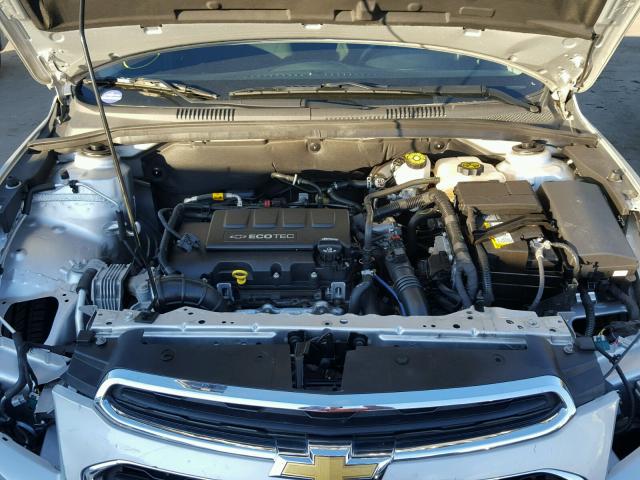 1G1PC5SB7F7278260 - 2015 CHEVROLET CRUZE LT SILVER photo 7