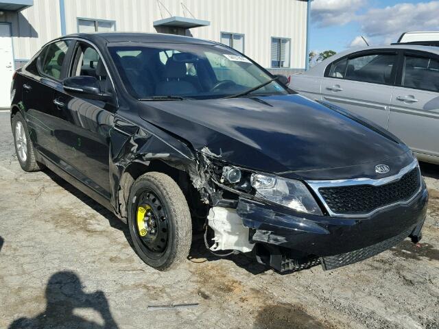 KNAGM4A76C5293266 - 2012 KIA OPTIMA LX BLACK photo 1