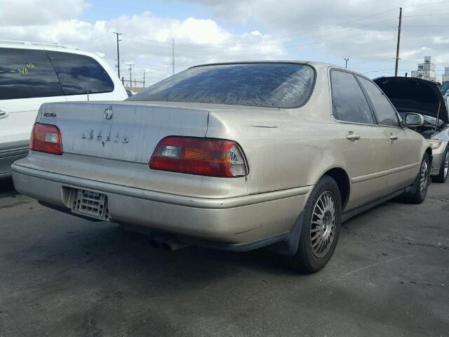 JH4KA7670SC005976 - 1995 ACURA LEGEND LS TAN photo 4