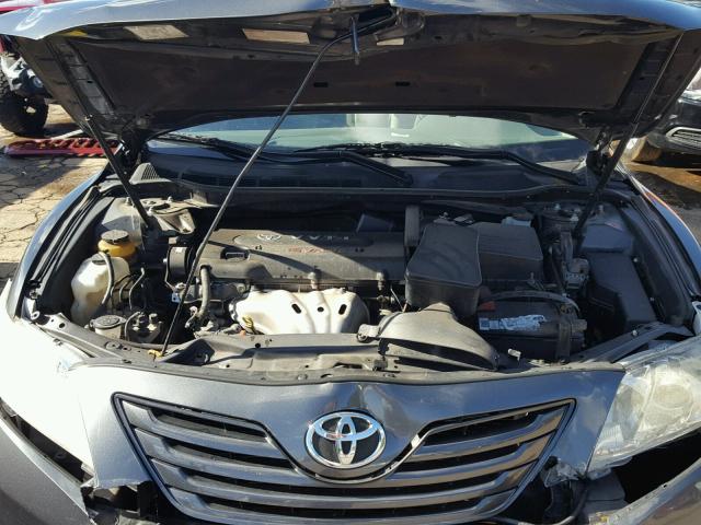 4T1BE46K37U056457 - 2007 TOYOTA CAMRY NEW GRAY photo 7