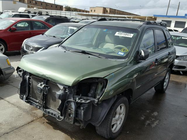 KNDJF724477433852 - 2007 KIA SPORTAGE L BLACK photo 2