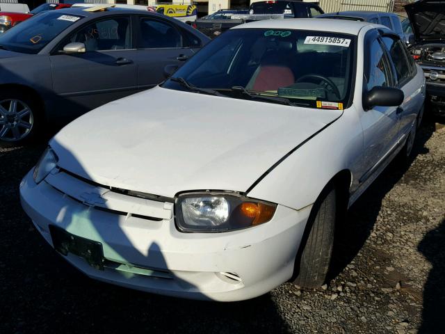 1G1JC52F657192283 - 2005 CHEVROLET CAVALIER WHITE photo 2