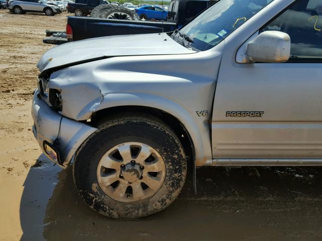 4S6CK58W2X4412052 - 1999 HONDA PASSPORT E 银色 照片 9