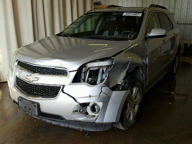 2CNALDEW1A6341721 - 2010 CHEVROLET EQUINOX SILVER photo 2