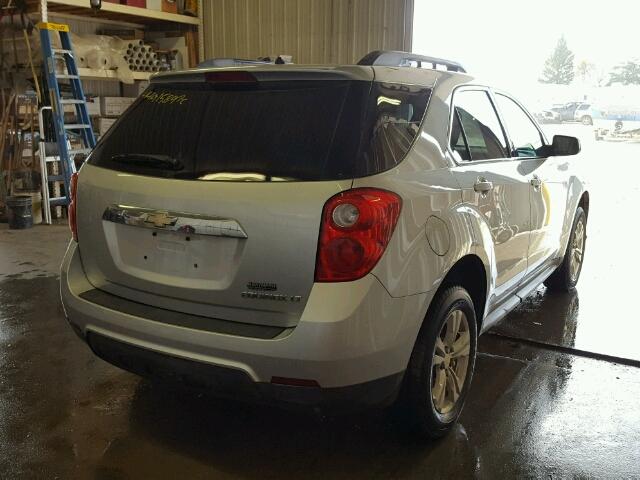 2CNALDEW1A6341721 - 2010 CHEVROLET EQUINOX SILVER photo 4