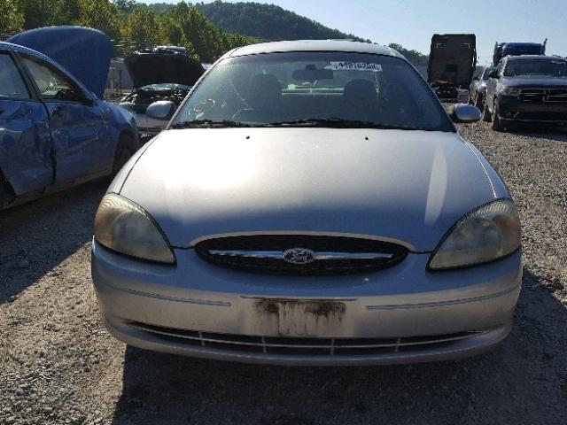 1FAFP55263A222009 - 2003 FORD TAURUS SES SILVER photo 9