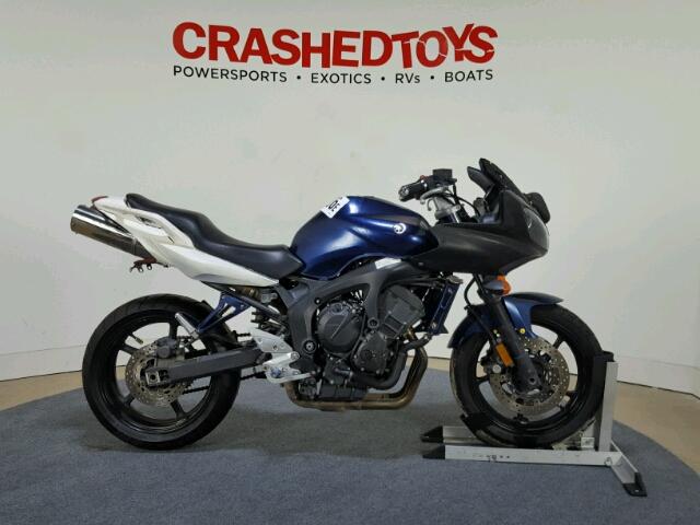 JYARJ13E78A004128 - 2008 YAMAHA FZ6 SHG BLUE photo 1