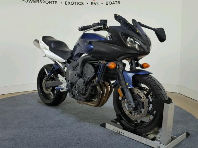 JYARJ13E78A004128 - 2008 YAMAHA FZ6 SHG BLUE photo 2