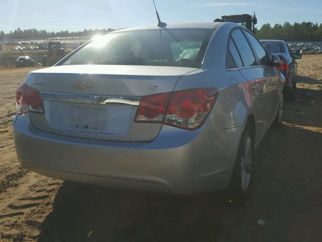 1G1PE5SB7E7403055 - 2014 CHEVROLET CRUZE LT SILVER photo 4