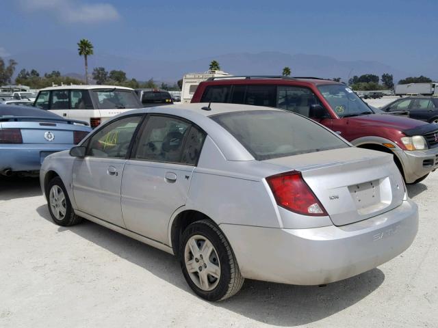 1G8AJ55F37Z146601 - 2007 SATURN ION LEVEL SILVER photo 3
