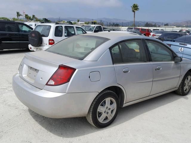 1G8AJ55F37Z146601 - 2007 SATURN ION LEVEL SILVER photo 4