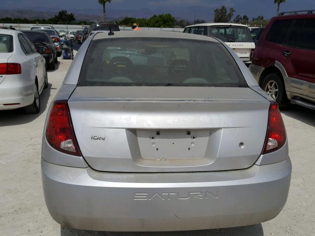 1G8AJ55F37Z146601 - 2007 SATURN ION LEVEL SILVER photo 9