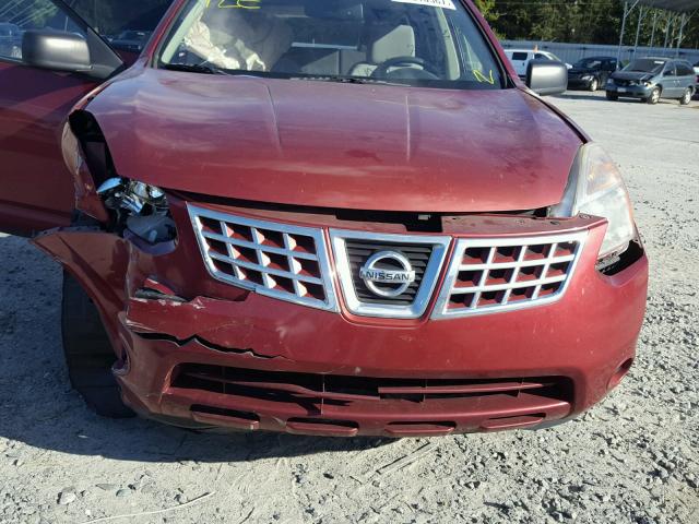 JN8AS5MT7AW025822 - 2010 NISSAN ROGUE S RED photo 7