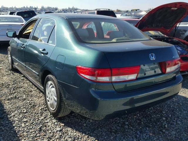 JHMCM563X3C045030 - 2003 HONDA ACCORD LX GREEN photo 3