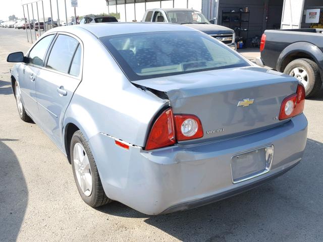 1G1ZG57B48F198655 - 2008 CHEVROLET MALIBU LS BLUE photo 3