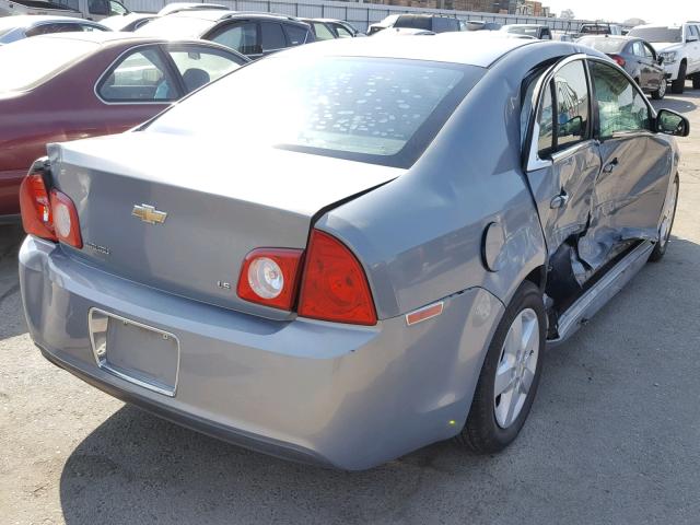 1G1ZG57B48F198655 - 2008 CHEVROLET MALIBU LS BLUE photo 4