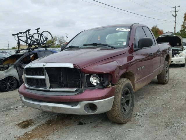 1D7HA18N33S331448 - 2003 DODGE RAM 1500 S MAROON photo 2