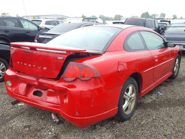 4B3AG42G75E023240 - 2005 DODGE STRATUS SX RED photo 4