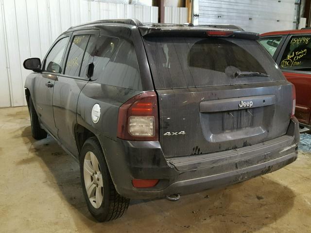 1C4NJDBB0ED629119 - 2014 JEEP COMPASS SP BLACK photo 3