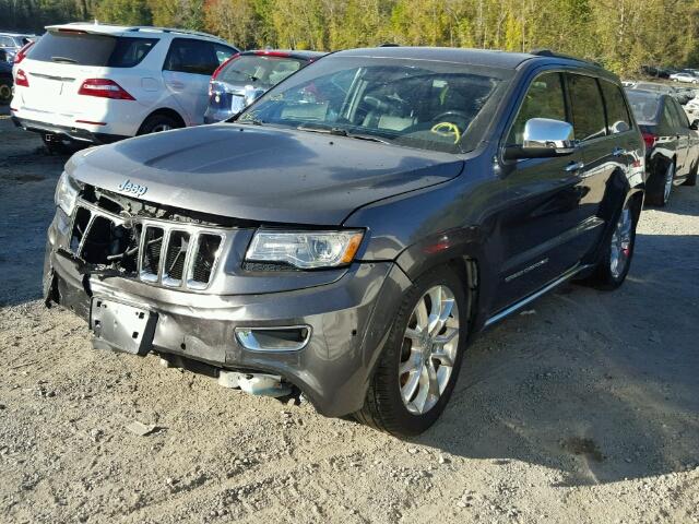 1C4RJFJGXEC181665 - 2014 JEEP GRAND CHER GRAY photo 2