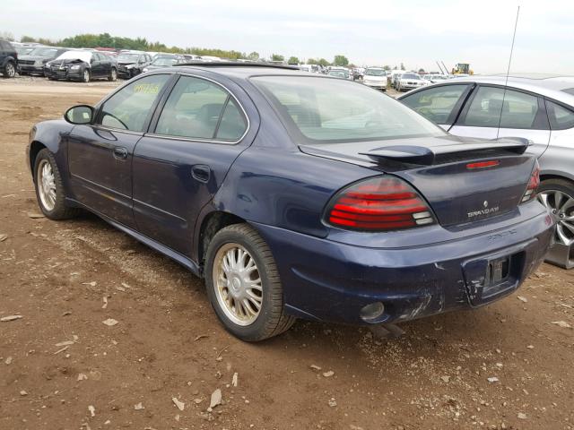 1G2NG52EX4M595823 - 2004 PONTIAC GRAND AM S BLUE photo 3