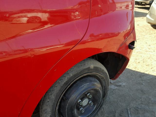 KL1TD66647B762883 - 2007 CHEVROLET AVEO BASE RED photo 9