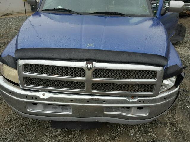 3B7HC13Y8SM135650 - 1995 DODGE RAM 1500 BLUE photo 7