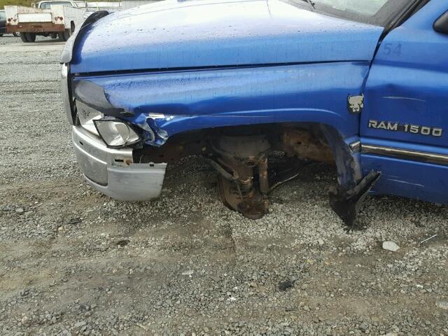 3B7HC13Y8SM135650 - 1995 DODGE RAM 1500 BLUE photo 9