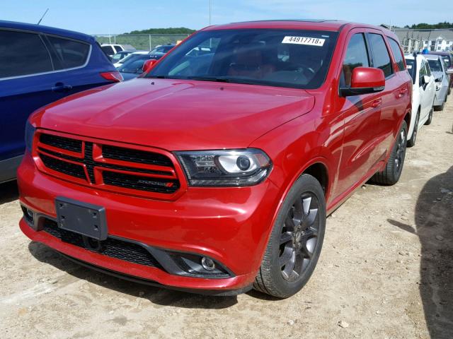 1C4SDJCT8HC740320 - 2017 DODGE DURANGO R/ RED photo 2