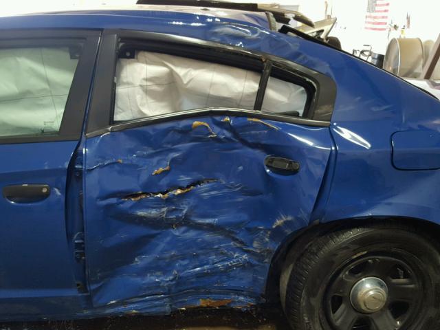 2C3CDXAT8CH232305 - 2012 DODGE CHARGER PO BLUE photo 9