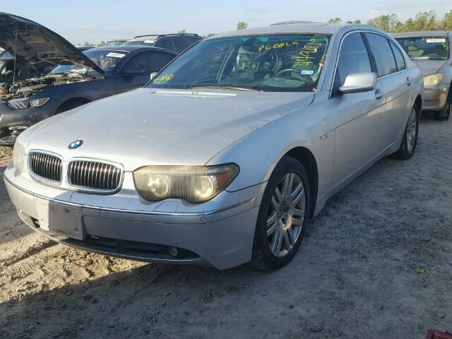 WBAGN63452DR06638 - 2002 BMW 745 LI SILVER photo 2