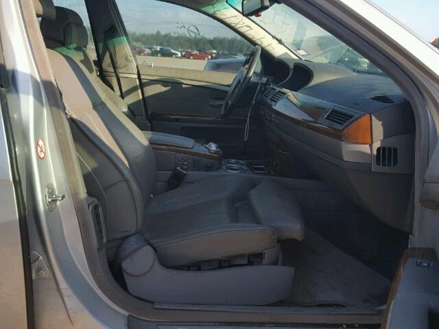 WBAGN63452DR06638 - 2002 BMW 745 LI SILVER photo 5