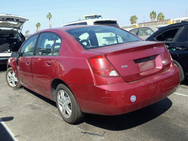 1G8AJ55F57Z146454 - 2007 SATURN ION LEVEL RED photo 3