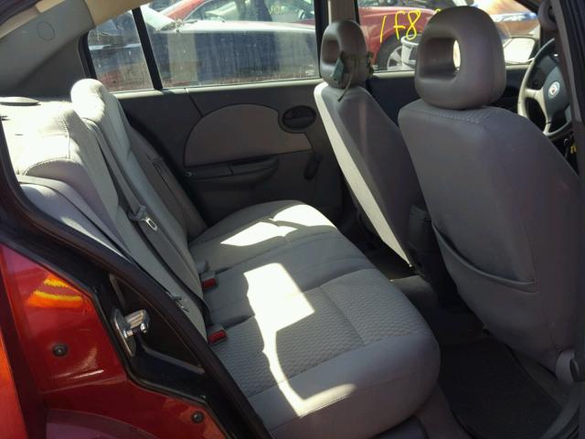 1G8AJ55F57Z146454 - 2007 SATURN ION LEVEL RED photo 6