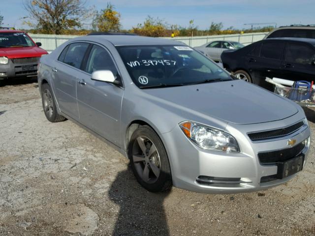 1G1ZC5E01CF397457 - 2012 CHEVROLET MALIBU 1LT SILVER photo 1