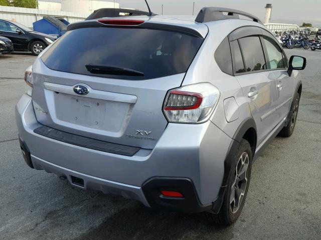 JF2GPACC1F9229024 - 2015 SUBARU XV CROSSTR SILVER photo 4