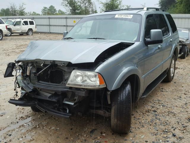 5LMEU68H85ZJ29980 - 2005 LINCOLN AVIATOR GREEN photo 2